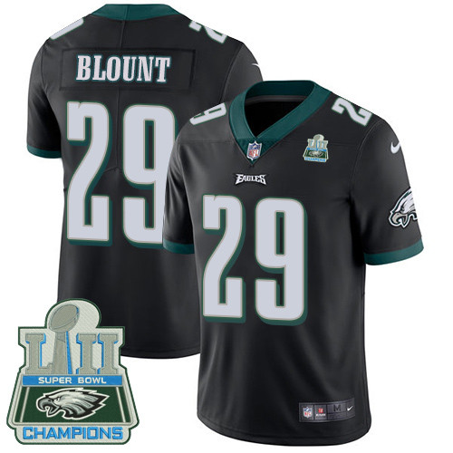  Eagles 29 LeGarrette Blount Black 2018 Super Bowl Champions Vapor Untouchable Player Limited Jersey