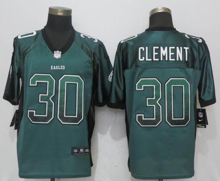  Eagles 30 Corey Clement Green Drift Fashion Elite Jersey