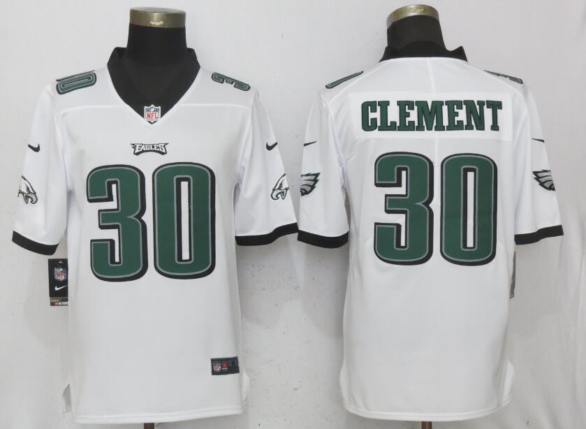  Eagles 30 Corey Clement White Vapor Untouchable Player Limited Jersey