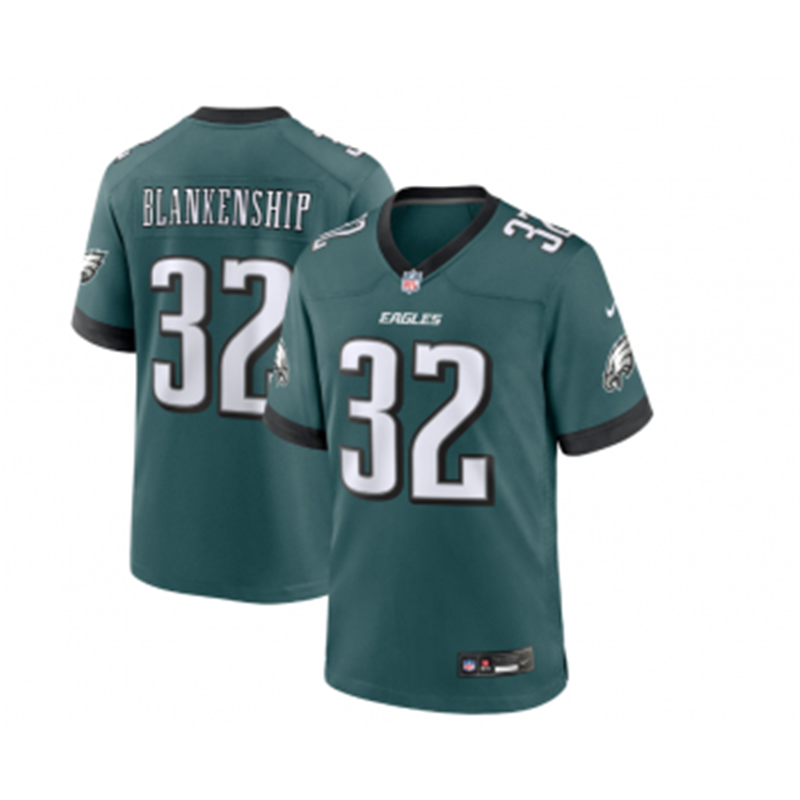 Nike Eagles 32 Blankenship Green 2024 New Vapor Limited Jersey
