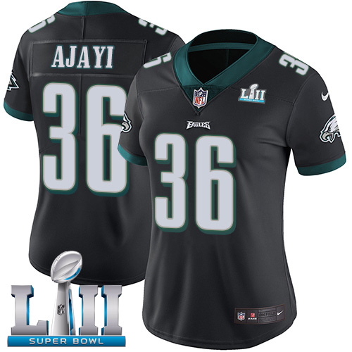  Eagles 36 Jay Ajayi Black Women 2018 Super Bowl LII Vapor Untouchable Player Limited Jersey