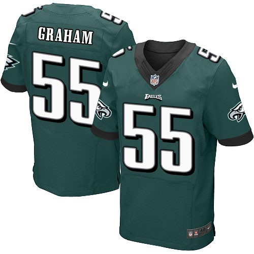  Eagles 55 Brandon Graham Green Elite Jersey