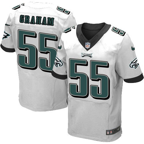  Eagles 55 Brandon Graham White Elite Jersey