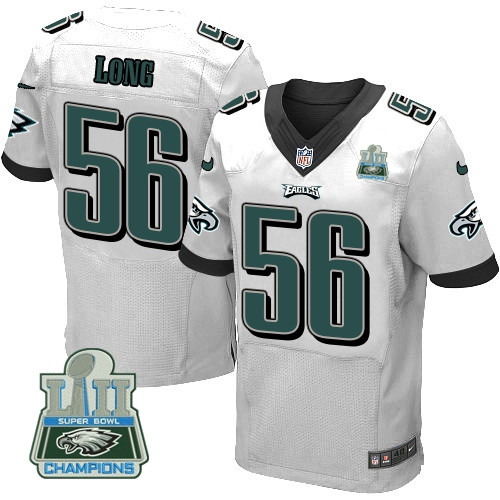  Eagles 56 Chris Long White 2018 Super Bowl Champions Elite Jersey