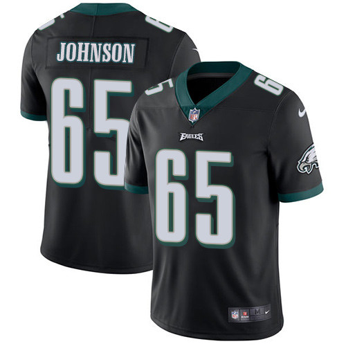  Eagles 65 Lane Johnson Black Vapor Untouchable Player Limited Jersey