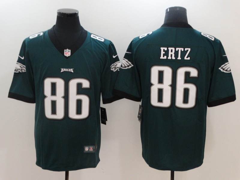  Eagles 86 Zach Ertz Green Vapor Untouchable Player Limited Jersey