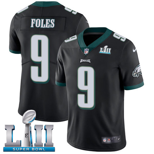  Eagles 9 Nick Foles Black 2018 Super Bowl LII Vapor Untouchable Player Limited Jersey