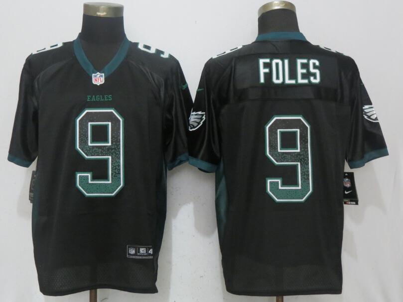  Eagles 9 Nick Foles Black Drift Fashion Elite Jersey