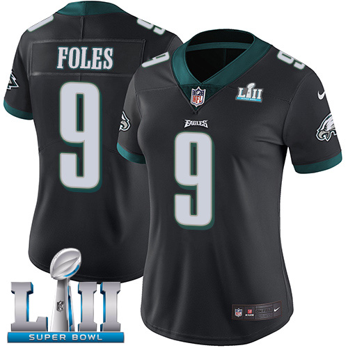  Eagles 9 Nick Foles Black Women 2018 Super Bowl LII Vapor Untouchable Player Limited Jersey