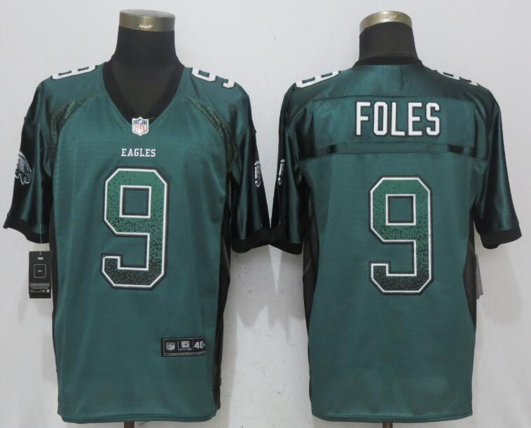  Eagles 9 Nick Foles Green Drift Fashion Elite Jersey