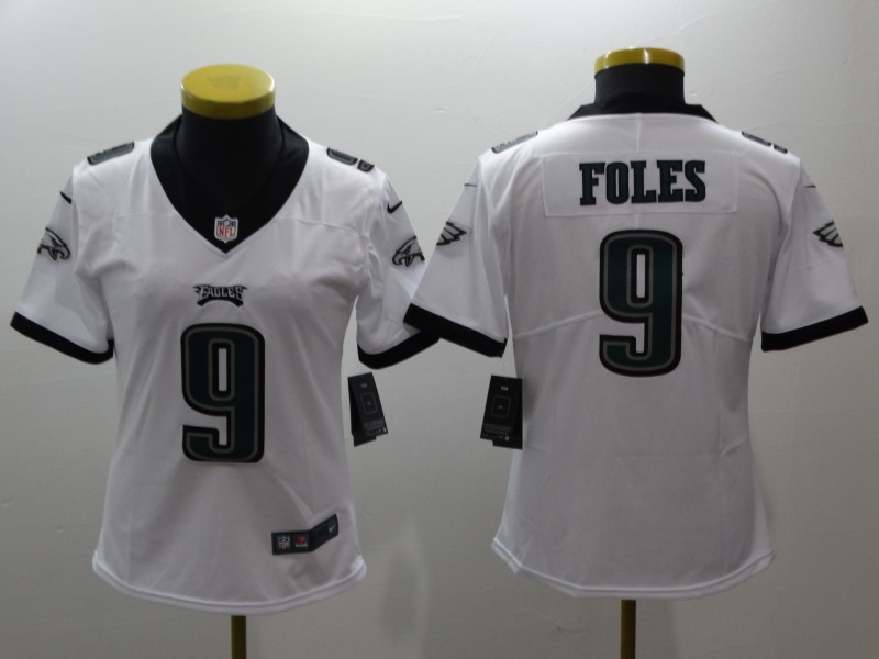  Eagles 9 Nick Foles White Women Vapor Untouchable Player Limited Jersey