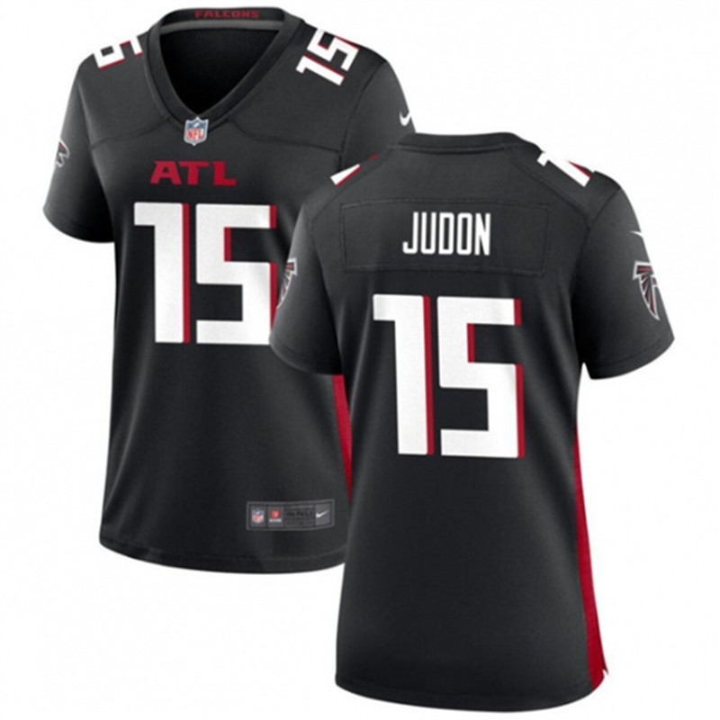 Nike Falcons 15 Matthew Judon Black Womens Stitched Jersey