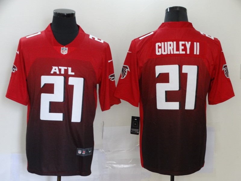 Nike Falcons 21 Todd Gurley II Red New Vapor Untouchable Limited Jersey