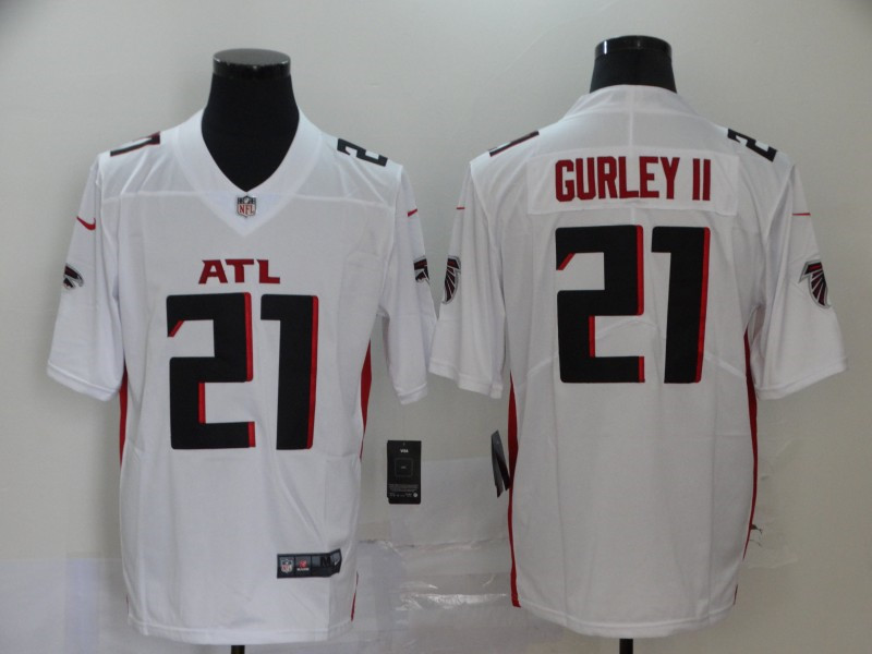 Nike Falcons 21 Todd Gurley II White New Vapor Untouchable Limited Jersey