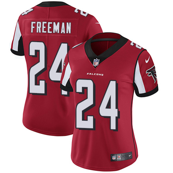  Falcons 24 Devonta Freeman Red Women Vapor Untouchable Limited Jersey