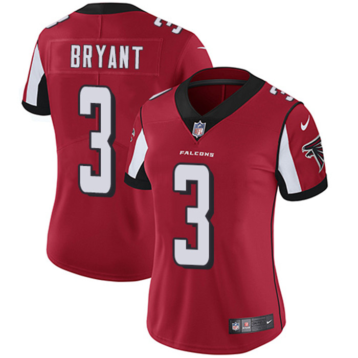  Falcons 3 Matt Bryant Red Women Vapor Untouchable Limited Jersey