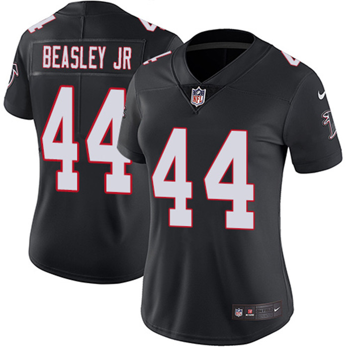  Falcons 44 Vic Beasley Jr Black Women Vapor Untouchable Limited Jersey