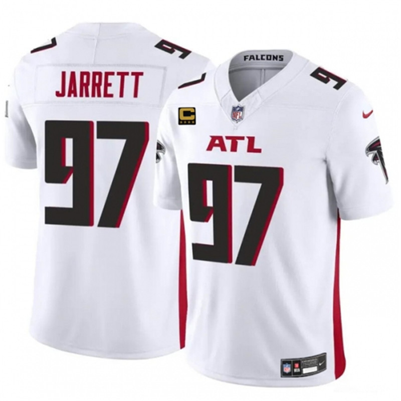 Nike Falcons 97 Grady Jarrett White 2024 FUSE Vapor Untouchable Limited Football Stitched Jersey