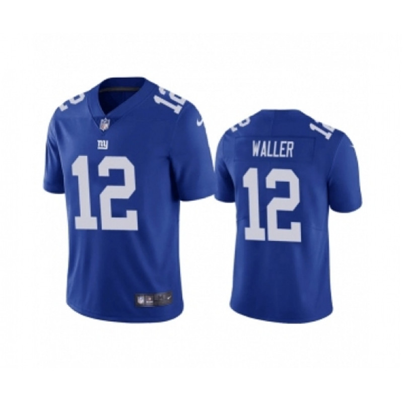 Nike Giants 12 Darren Waller Blue Vapor Untouchable Limited Stitched Jersey