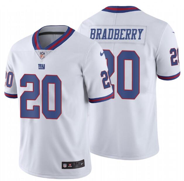 Nike Giants 20 James Bradberry White Color Rush Limited Jersey