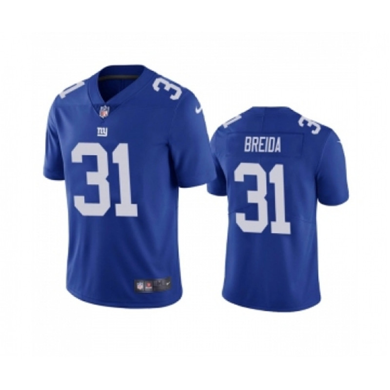 Nike Giants 31 Matt Breida Blue Vapor Untouchable Limited Stitched Jersey