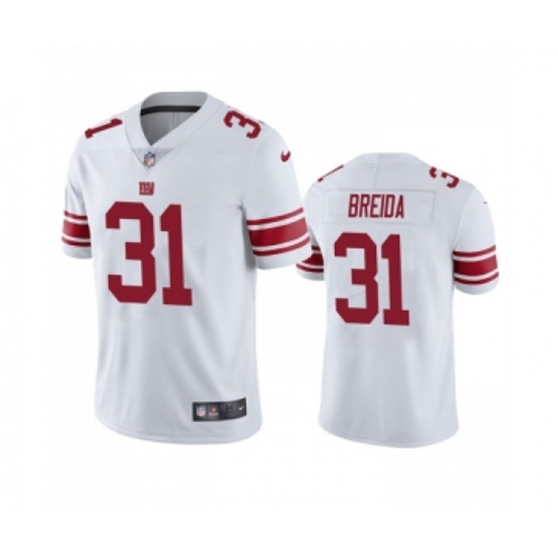 Nike Giants 31 Matt Breida White Vapor Untouchable Limited Stitched Jersey