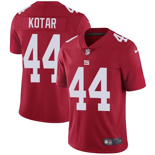  Giants 44 Doug Kotar Red Vapor Untouchable Limited Jersey