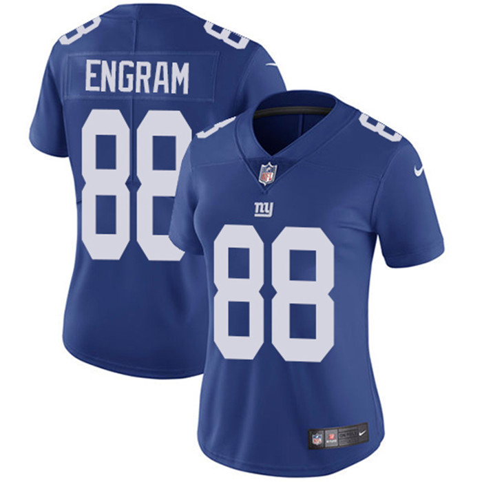  Giants 88 Evan Engram Royal Women Vapor Untouchable Limited Jersey