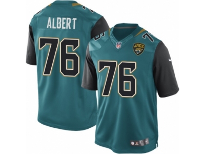  Jacksonville Jaguars 76 Branden Albert Limited Teal Green Team Color NFL Jersey