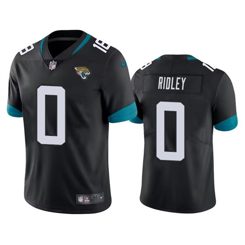 Nike Jaguars 0 Calvin Ridley Black Vapor Limited Jersey