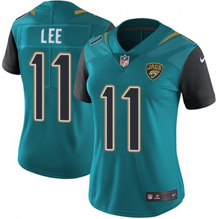  Jaguars 11 Marqise Lee Teal Women Vapor Untouchable Limited Jersey