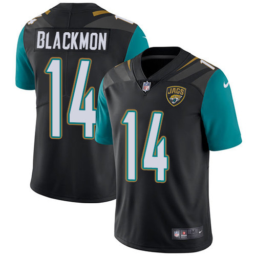  Jaguars 14 Justin Blackmon Black Vapor Untouchable Player Limited Jersey