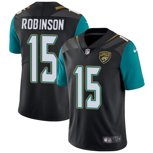  Jaguars 15 Allen Robinson Black Vapor Untouchable Player Limited Jersey