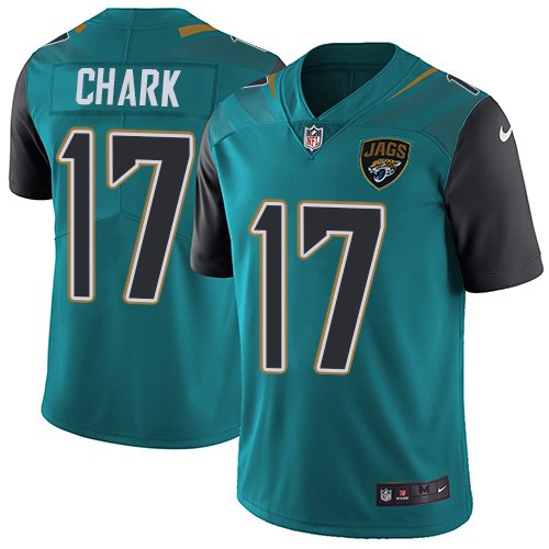  Jaguars 17 DJ Chark Teal Vapor Untouchable Limited Jersey