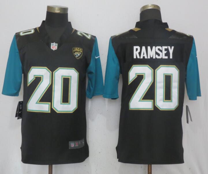  Jaguars 20 Jalen Ramsey Black Vapor Untouchable Limited Jersey