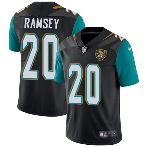  Jaguars 20 Jalen Ramsey Black Vapor Untouchable Limited Player Jersey