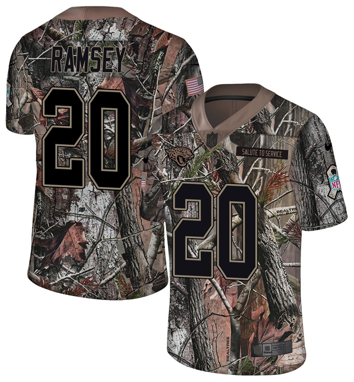  Jaguars 20 Jalen Ramsey Camo Rush Limited Jersey