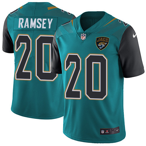  Jaguars 20 Jalen Ramsey Teal Vapor Untouchable Limited Player Jersey