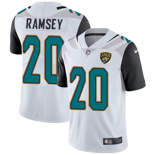  Jaguars 20 Jalen Ramsey White Vapor Untouchable Limited Player Jersey