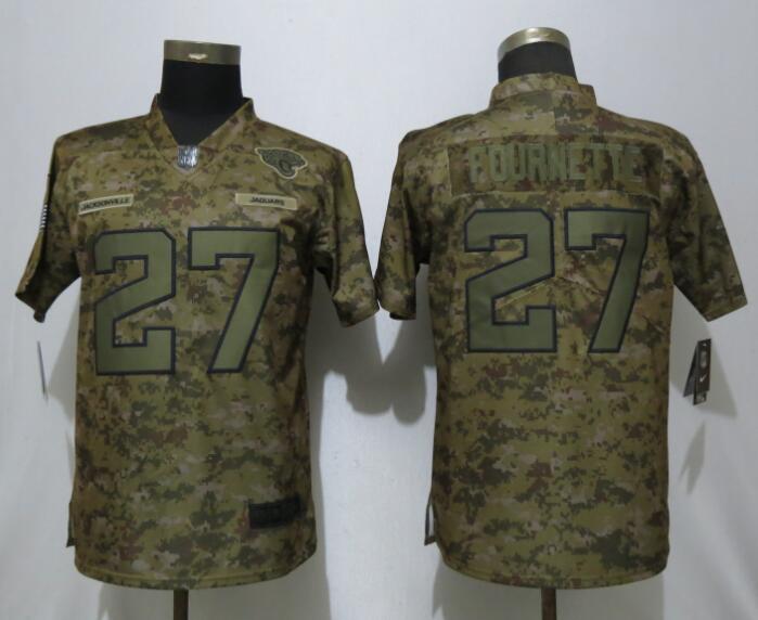  Jaguars 27 Leonard Fournette Camo Women Salute To Service Limited Jersey