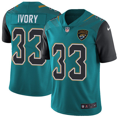  Jaguars 33 Chris Ivory Green Vapor Untouchable Player Limited Jersey