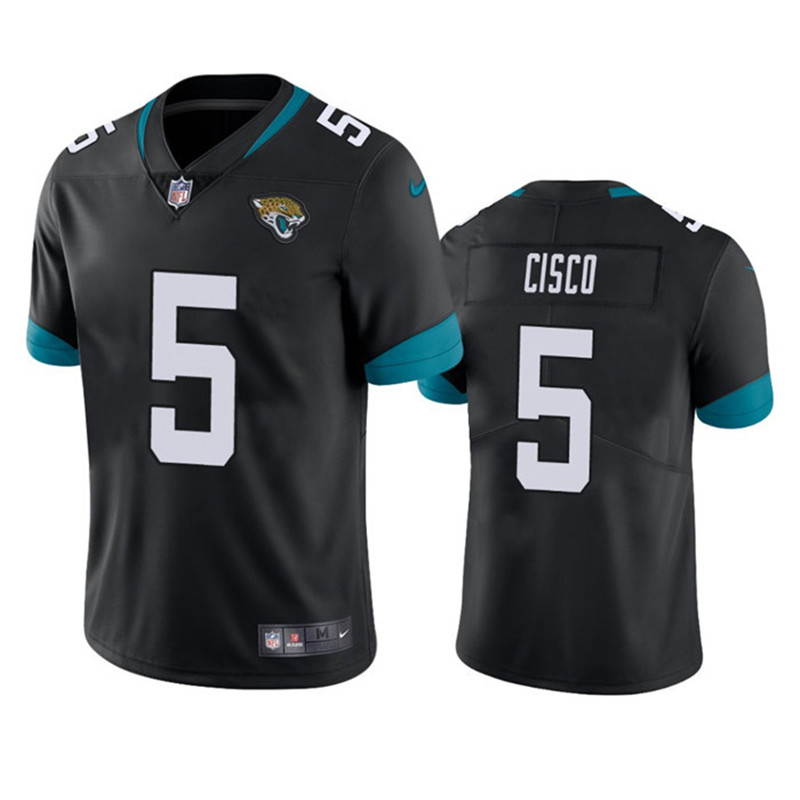 Nike Jaguars 5 Andre Cisco Black Vapor Untouchable Limited Jersey