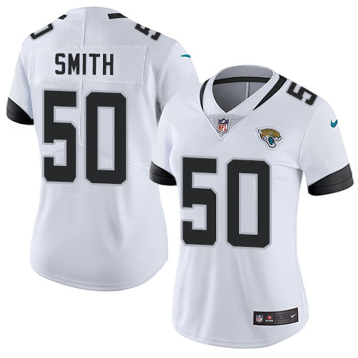  Jaguars 50 Telvin Smith White Women New 2018 Vapor Untouchable Limited Jersey