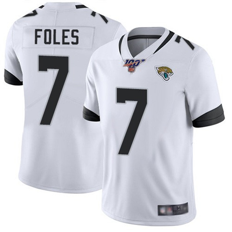 Nike Jaguars 7 Nick Foles White 100th Season Vapor Untouchable Limited Jersey