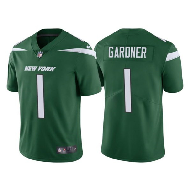 Nike Jets 1 Ahmad Gardner Green 2022 NFL Draft Vapor Untouchable Limited Jersey