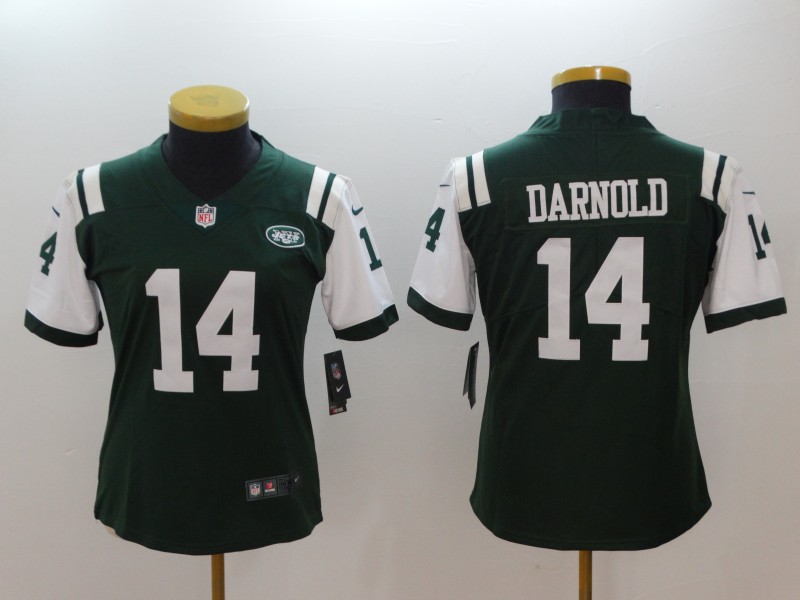  Jets 14 Sam Darnold Green Women Vapor Untouchable Player Limited Jersey