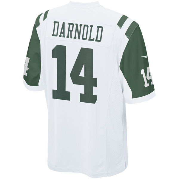  Jets 14 Sam Darnold White Youth 2018 Draft Pick Game Jersey