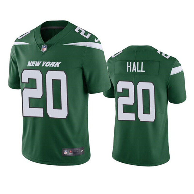 Nike Jets 20 Breece Hall Green Vapor Untouchable Limited Jersey