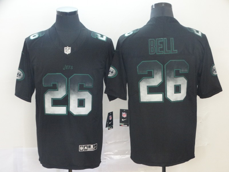 Nike Jets 26 Le'Veon Bell Black Arch Smoke Vapor Untouchable Limited Jersey