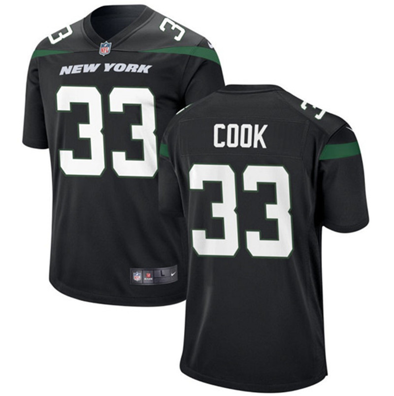 Nike Jets 33 Dalvin Cook Black Vapor Untouchable Limited Jersey